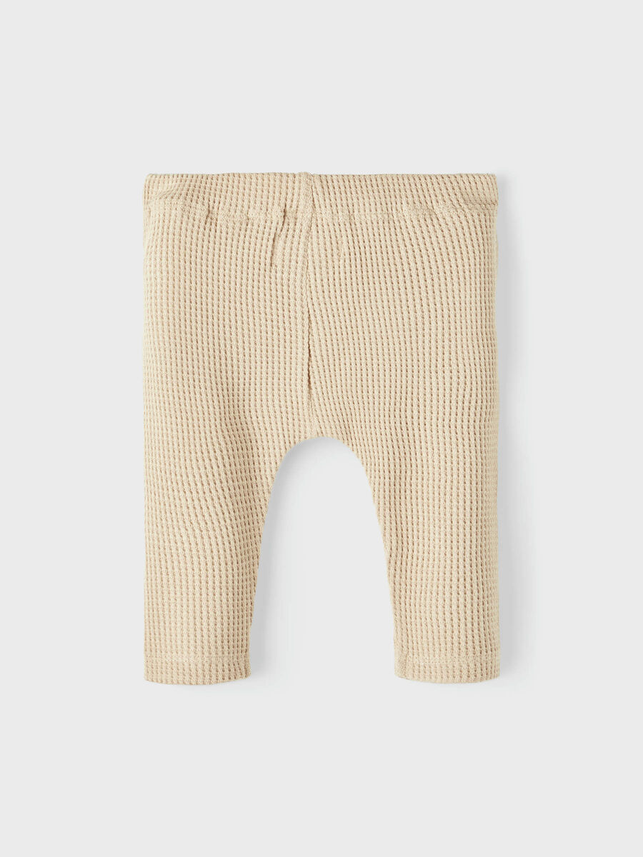 name it WAFFLE KNIT TROUSERS, Warm Sand, highres - 13210475_WarmSand_002.jpg