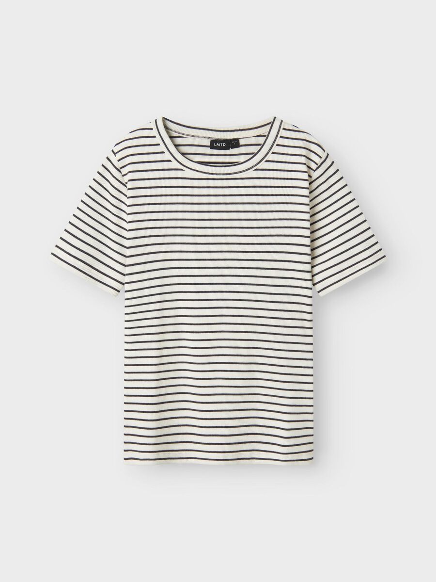 name it STRIPED T-SHIRT, Dark Grey Melange, highres - 13248139_DarkGreyMelange_1216149_003.jpg