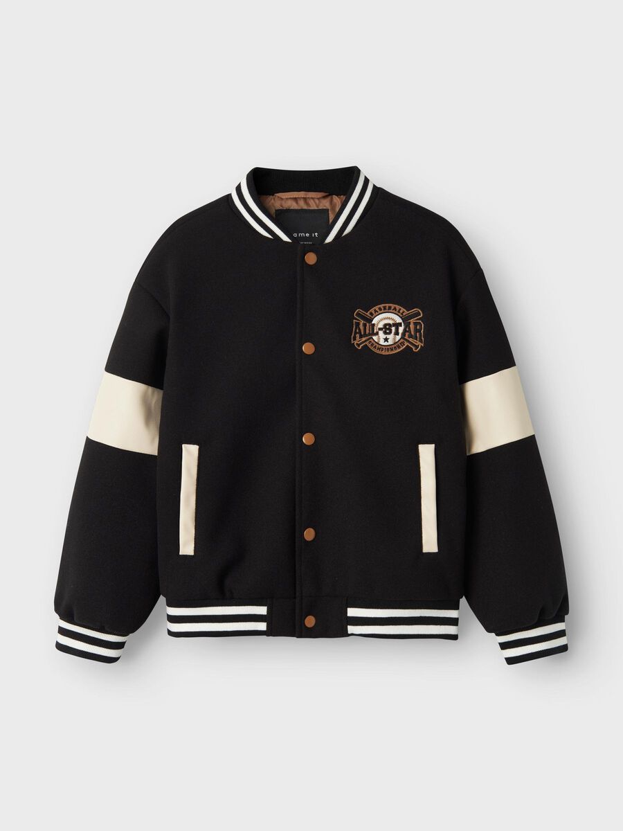 Name it VARSITY BOMBERJAKKE, Black, highres - 13237599_Black_003.jpg