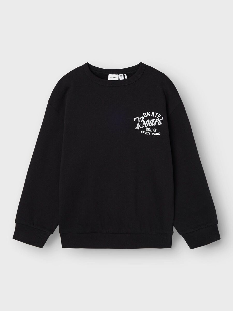 Name it BIO-BAUMWOLL SWEATSHIRT, Black, highres - 13236390_Black_003.jpg