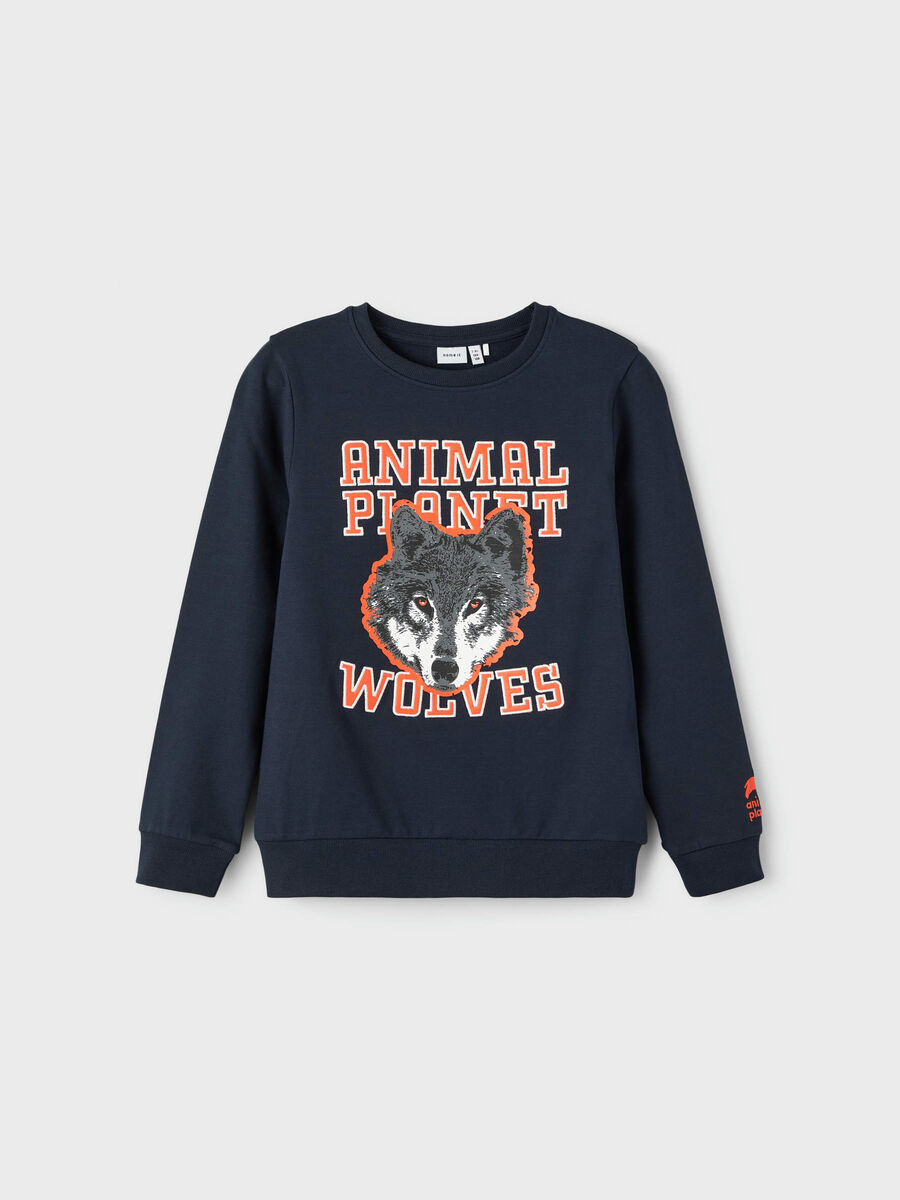 Name it ANIMAL PLANET SWEATSHIRT, Dark Sapphire, highres - 13212653_DarkSapphire_003.jpg