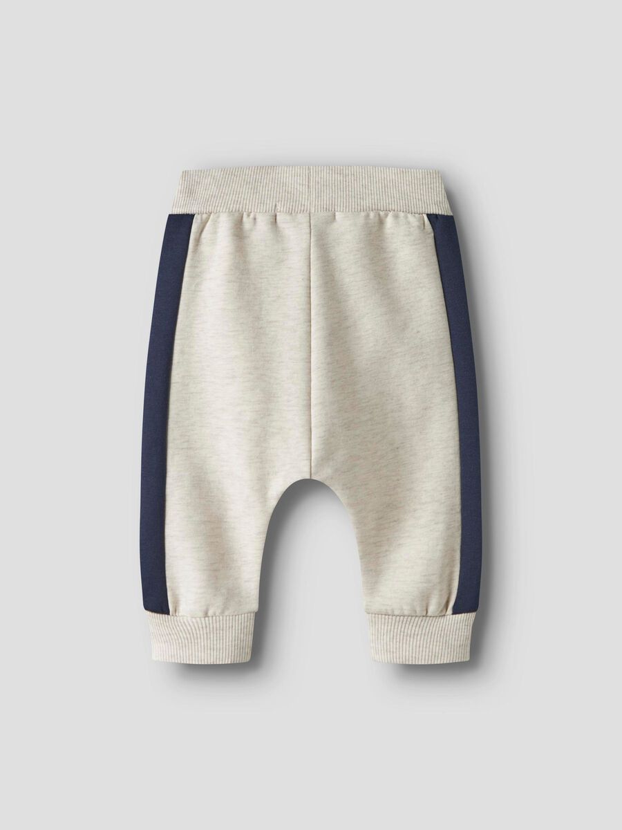 Product carousel image - ØKOLOGISK BOMULD SWEATBUKSER, Navy Blazer | 2