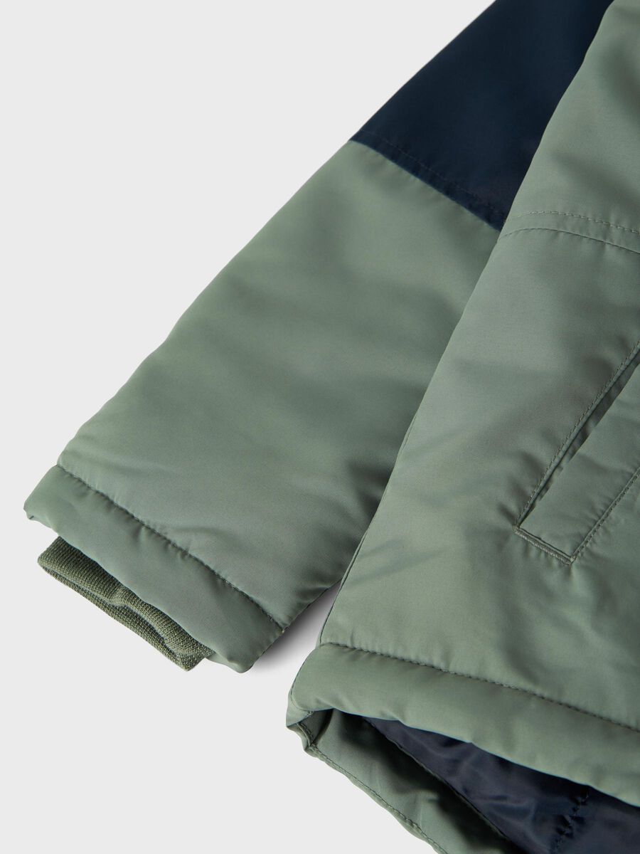 Carousel image - COLOUR BLOCK JACKET, Agave Green | 1