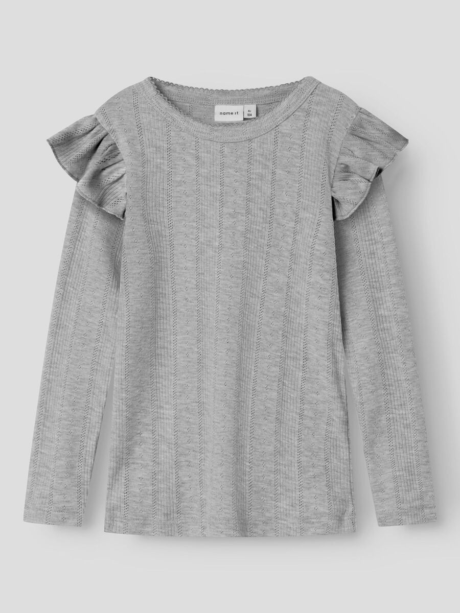 name it LONG SLEEVED LONG SLEEVED TOP, Grey Melange, highres - 13238724_GreyMelange_003.jpg