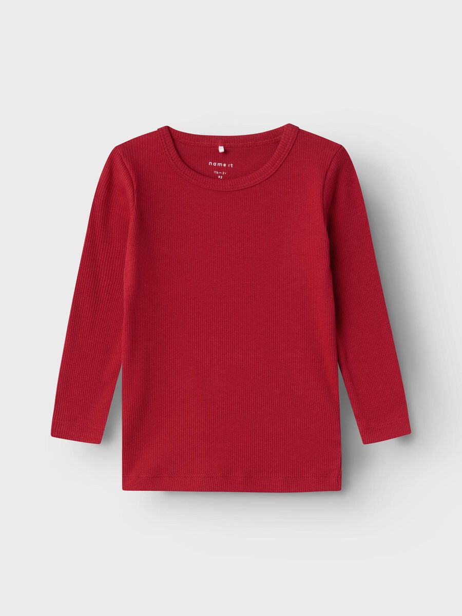 name it SLIM FIT LONG SLEEVED TOP, Jester Red, highres - 13228386_JesterRed_003.jpg