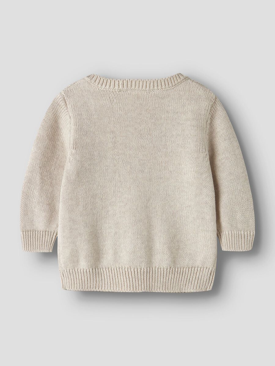 Product carousel image 2 ORGANIC COTTON CARDIGAN, Peyote Melange