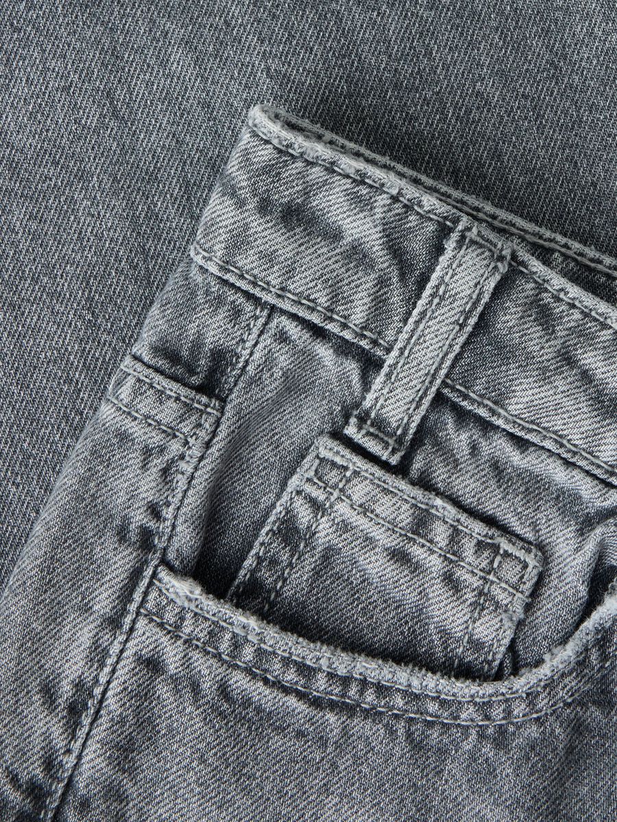 Carousel image 6 WIDE FIT JEANS, Medium Grey Denim
