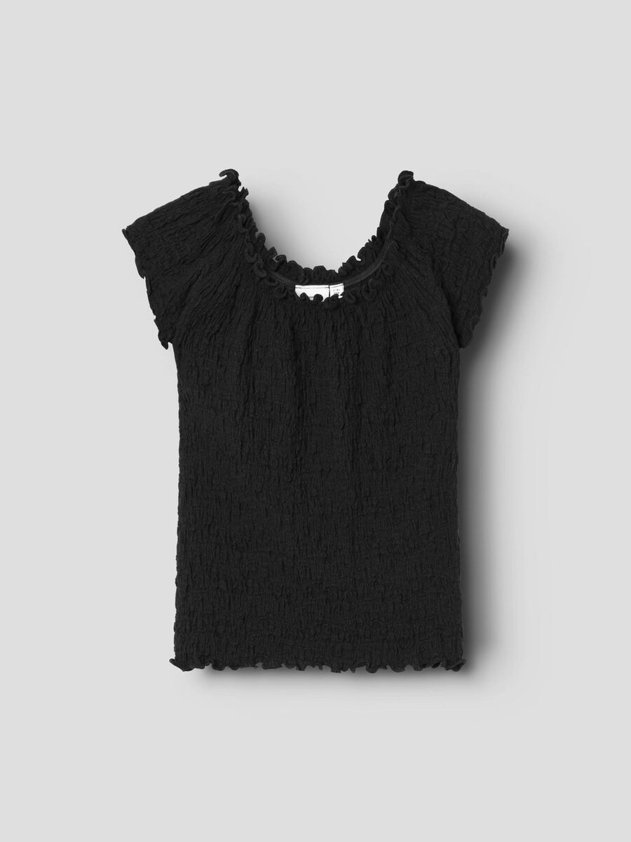 name it REGULAR FIT T-SHIRT, Black, highres - 13229981_Black_003.jpg