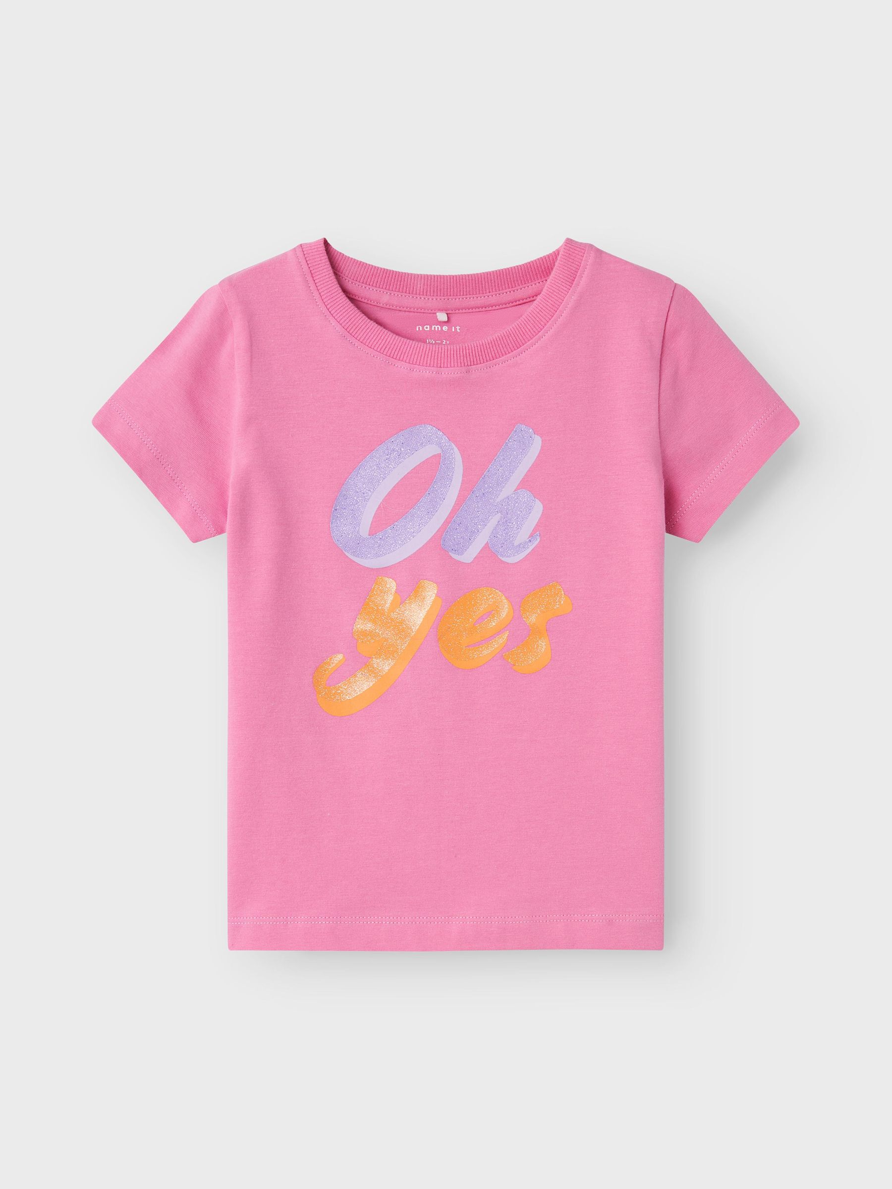 GLITTER PRINT T SHIRT Toddler Girls Purple NAME IT Germany