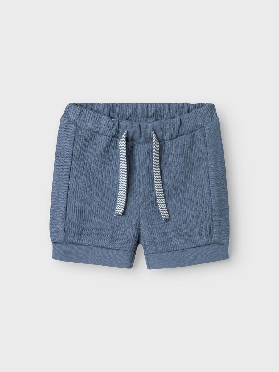 name it ORGANIC COTTON SHORTS, Blue Mirage, highres - 13242938_BlueMirage_003.jpg