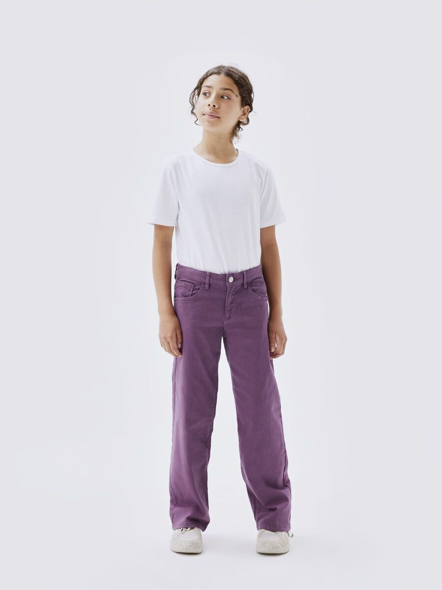 Carousel image - PERNERA ANCHA PANTALONES, Arctic Dusk | 3
