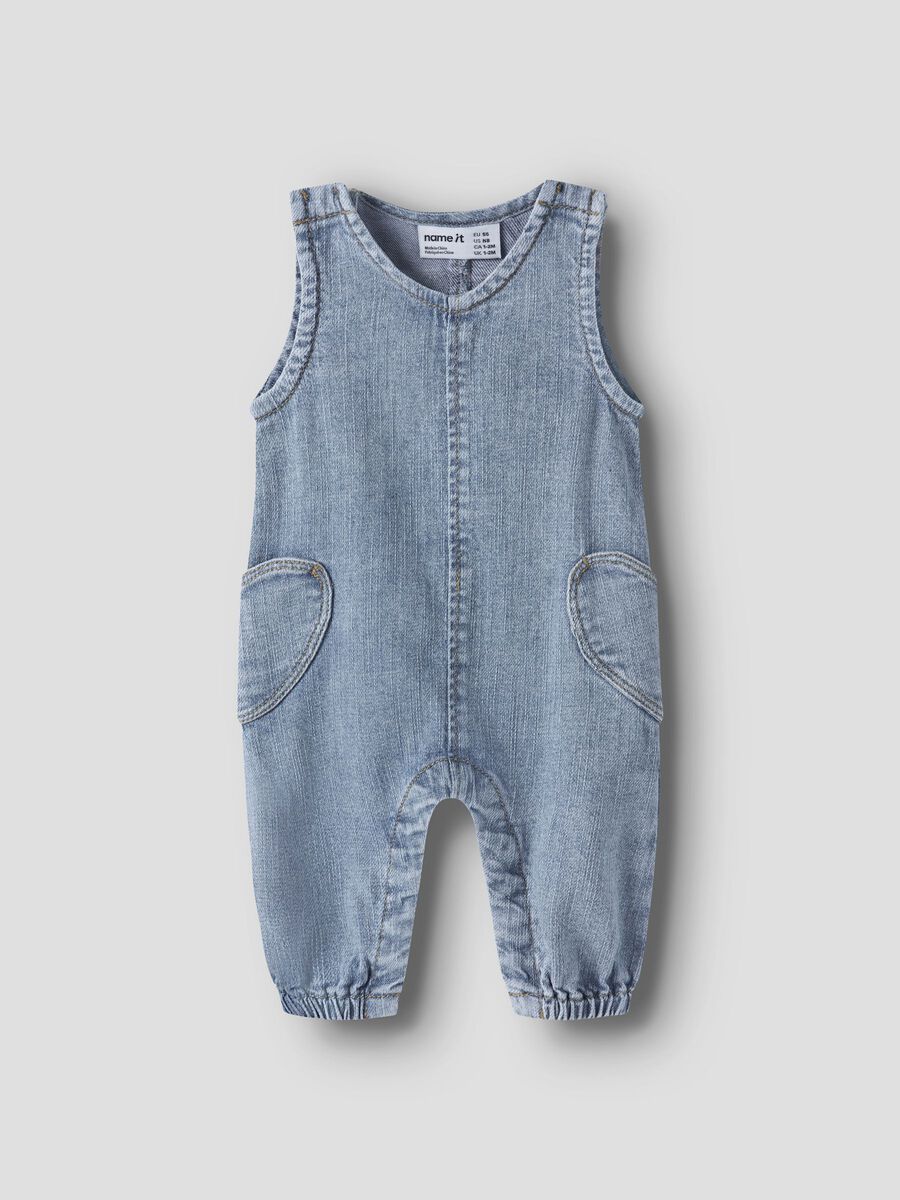 Product carousel image 1 LOOSE FIT OVERALLS, Denim Blue