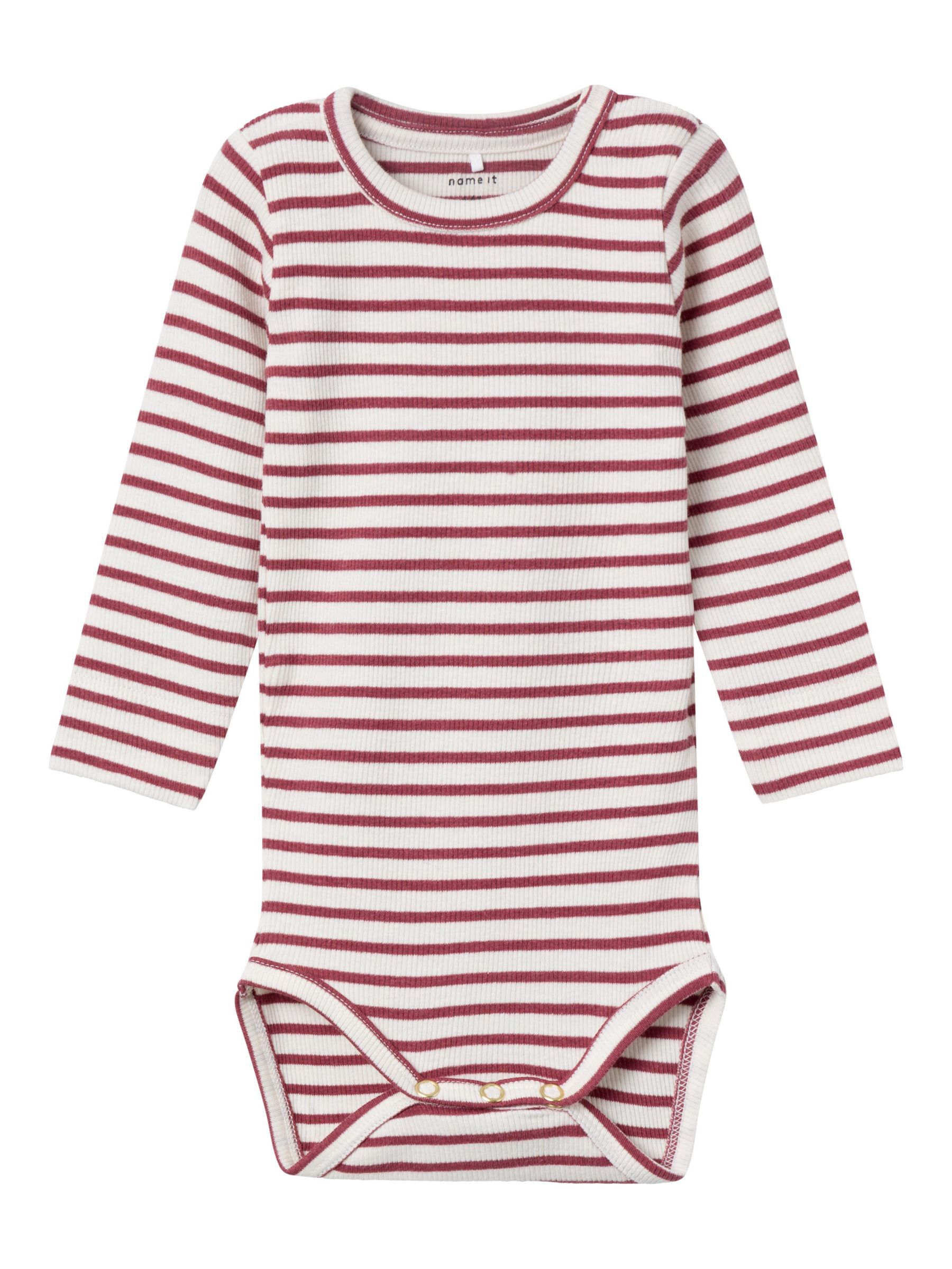 Red and white striped cheap romper baby