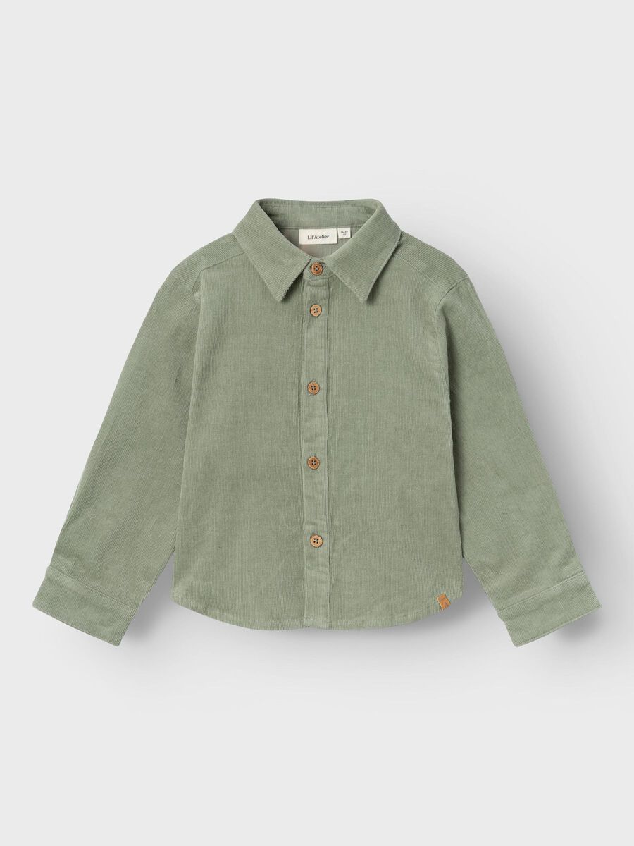 name it EN CORDUROY CHEMISE, Seagrass, highres - 13234402_Seagrass_003.jpg