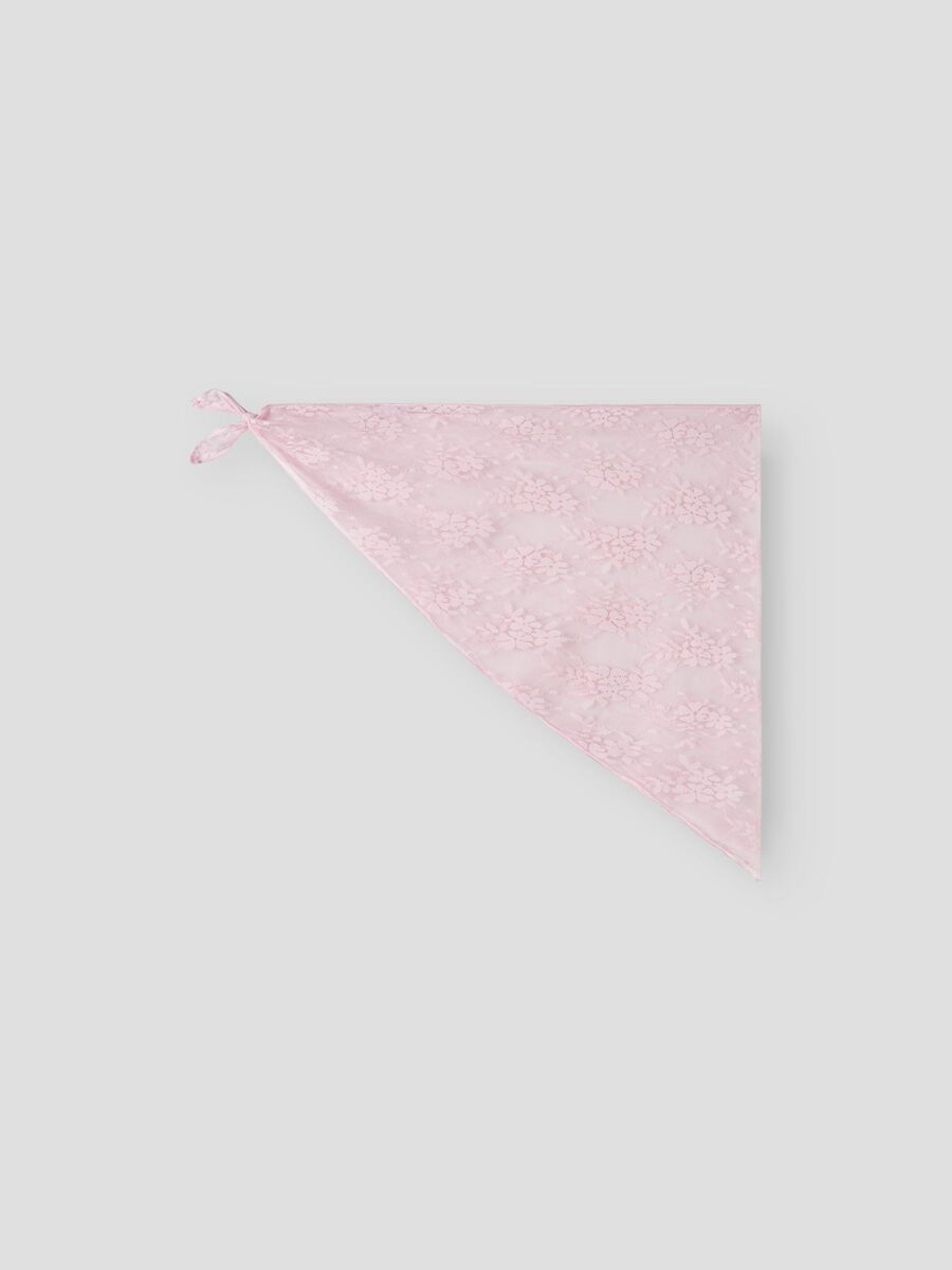 Product carousel image - LACE SCARF, Pink Marshmallow | 1