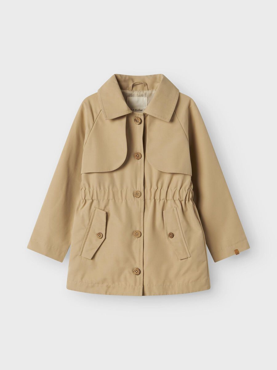 name it WOVEN TRENCHCOAT, Irish Cream, highres - 13230206_IrishCream_003.jpg