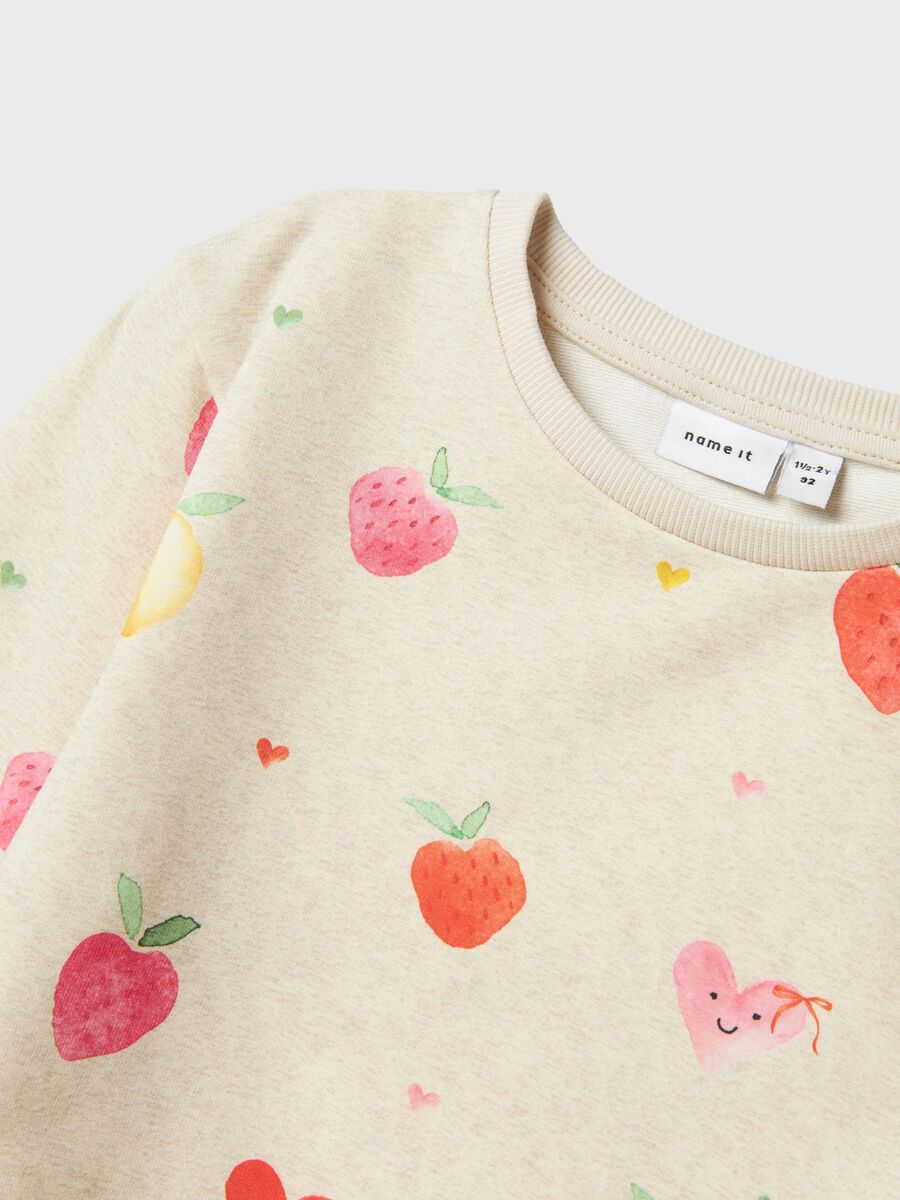 Name it REGULAR FIT SWEATSHIRT, Peyote Melange, highres - 13241056_PeyoteMelange_005.jpg