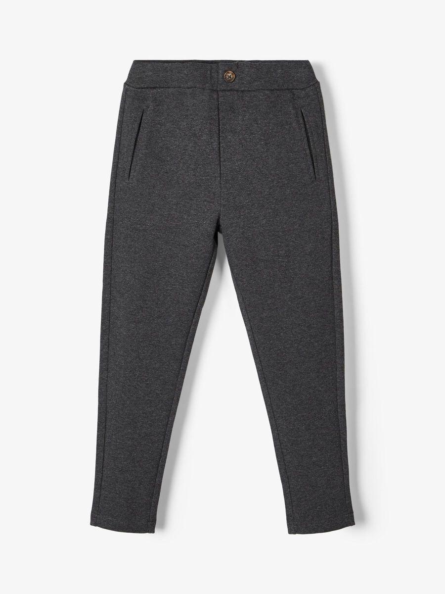 Name it ELASTIC WAIST SWEATPANTS, Dark Grey Melange, highres - 13176718_DarkGreyMelange_003.jpg