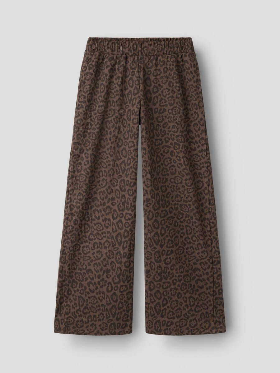 Product carousel image 1 WIDE LEG TROUSERS, Chocolate Brown