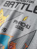 Product image thumbnail - POKEMON HOODIE, Grey Melange | 3