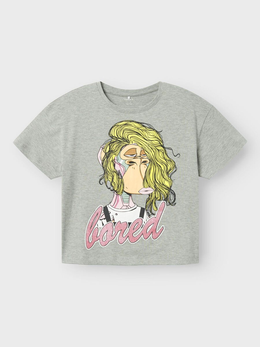 name it BORED APE T-SHIRT, Grey Melange, highres - 13236190_GreyMelange_003.jpg