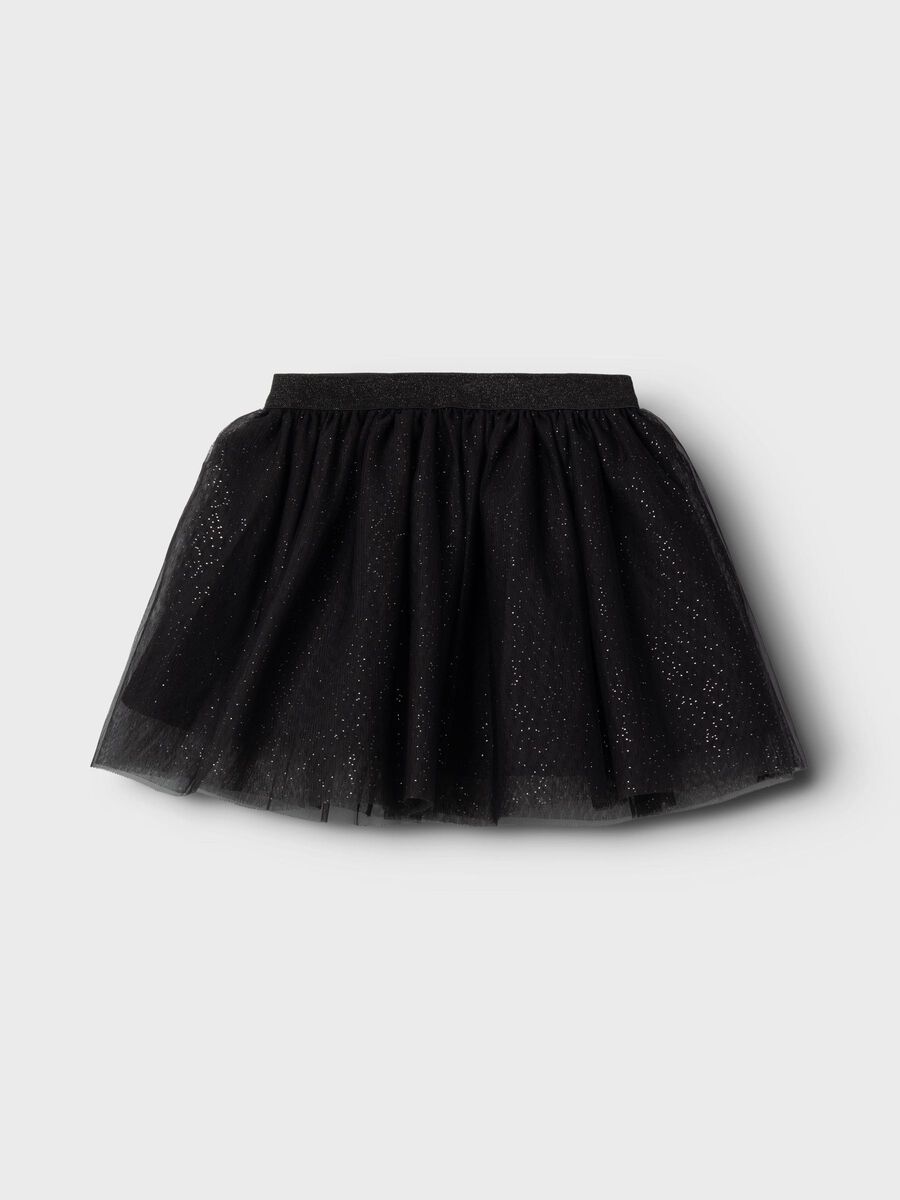 name it GLITTER TULLE SKIRT, Black, highres - 13220896_Black_003.jpg