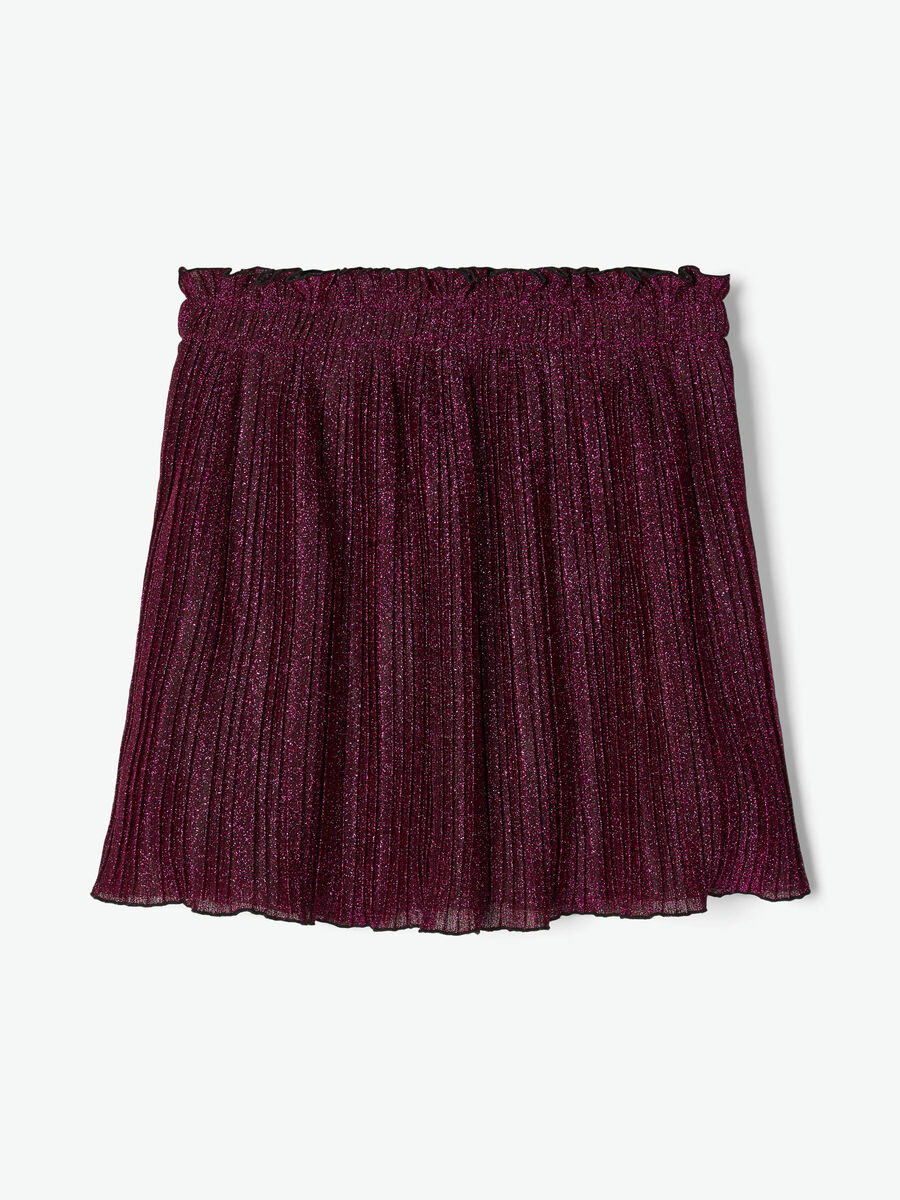 Name it GLITTER PLISSÉ ROK, Festival Fuchsia, highres - 13173649_FestivalFuchsia_003.jpg