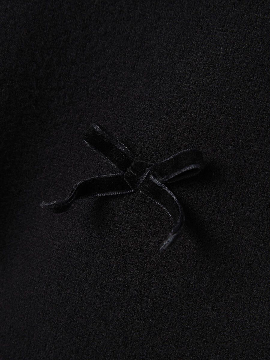 name it LONG SLEEVED KNITTED PULLOVER, Black, highres - 13237617_Black_005.jpg