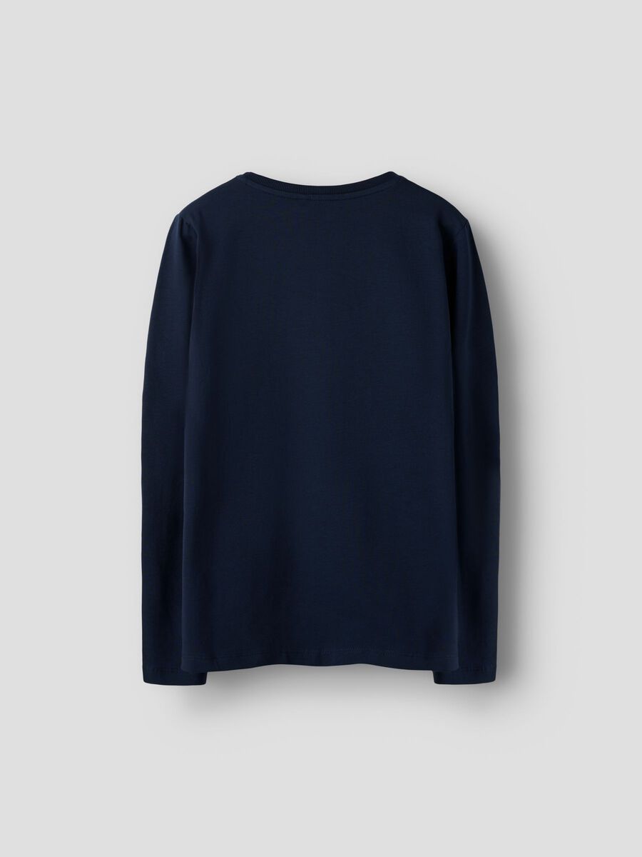 Product carousel image 2 PRINTED LONG SLEEVED TOP, Navy Blazer