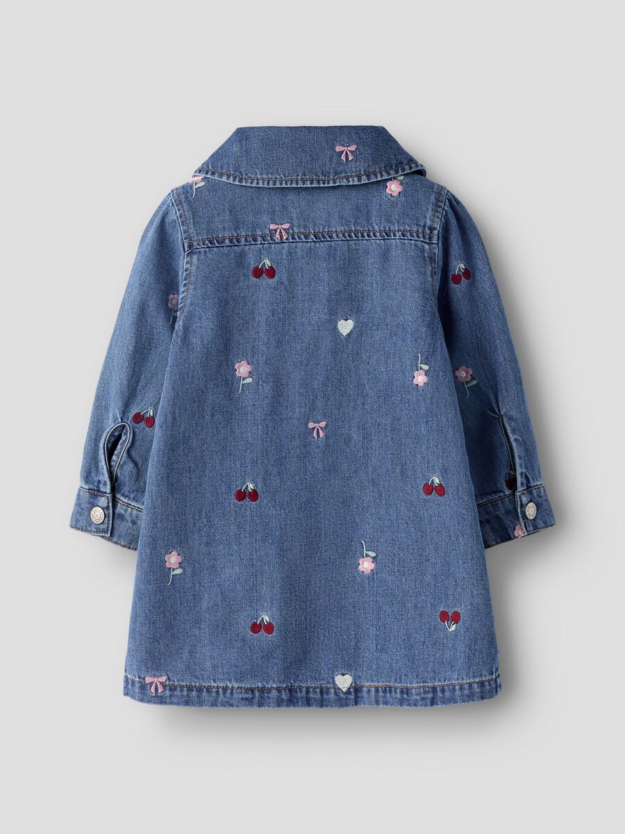 Product carousel image - REGULAR FIT DENIM DRESS, Medium Blue Denim | 2