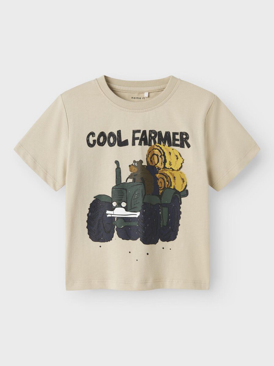 name it REGULAR FIT T-SHIRT, Peyote, highres - 13245326_Peyote_003.jpg