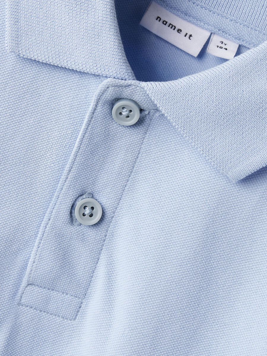 name it BIOLOGISCH KATOEN POLO, Chambray Blue, highres - 13250091_ChambrayBlue_005.jpg