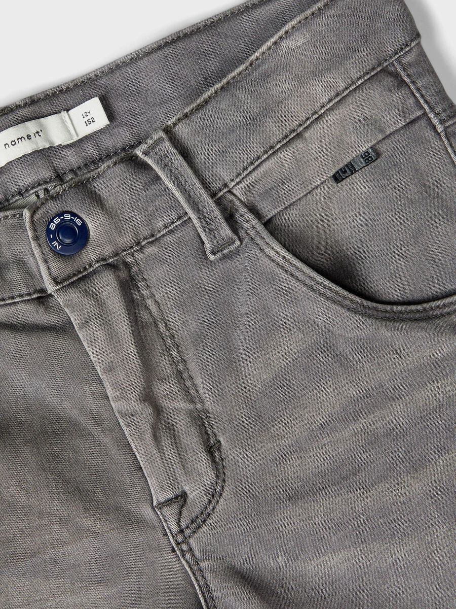 Carousel image 5 SUPER STRETCH X-SLIM FIT JEANS, Dark Grey Denim
