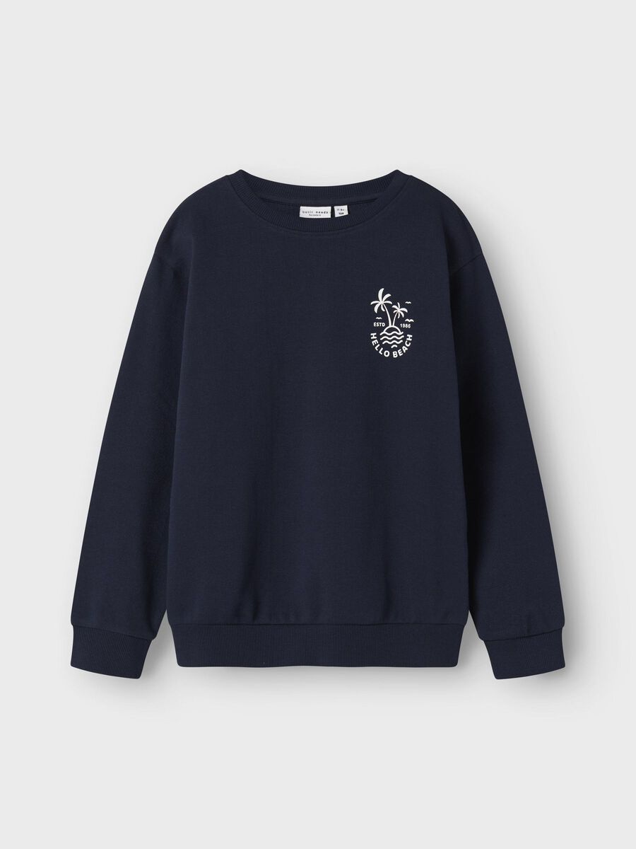 name it COUPE CLASSIQUE SWEAT-SHIRT, Navy Blazer, highres - 13241592_NavyBlazer_003.jpg