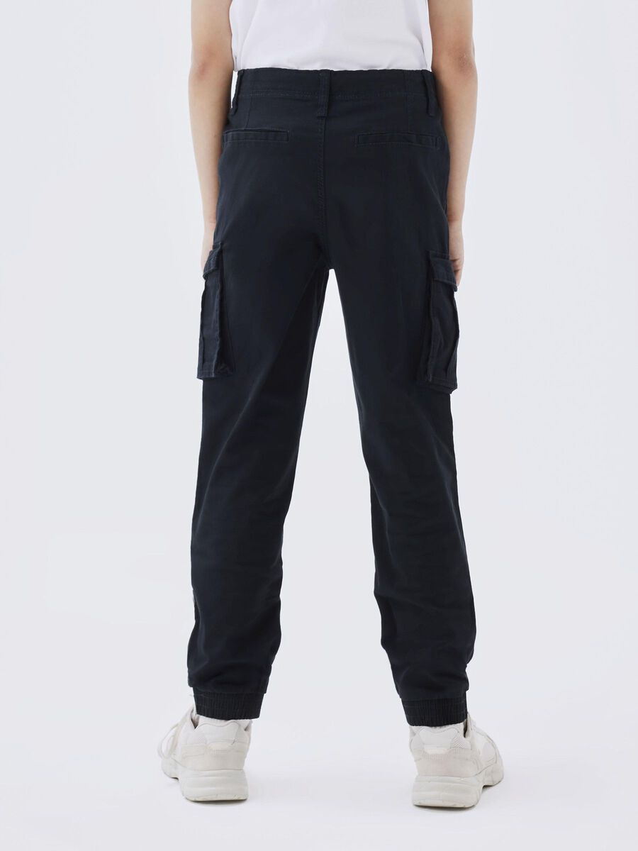 name it REGULAR FIT PANTALON CARGO, Black, highres - 13151735_Black_008.jpg