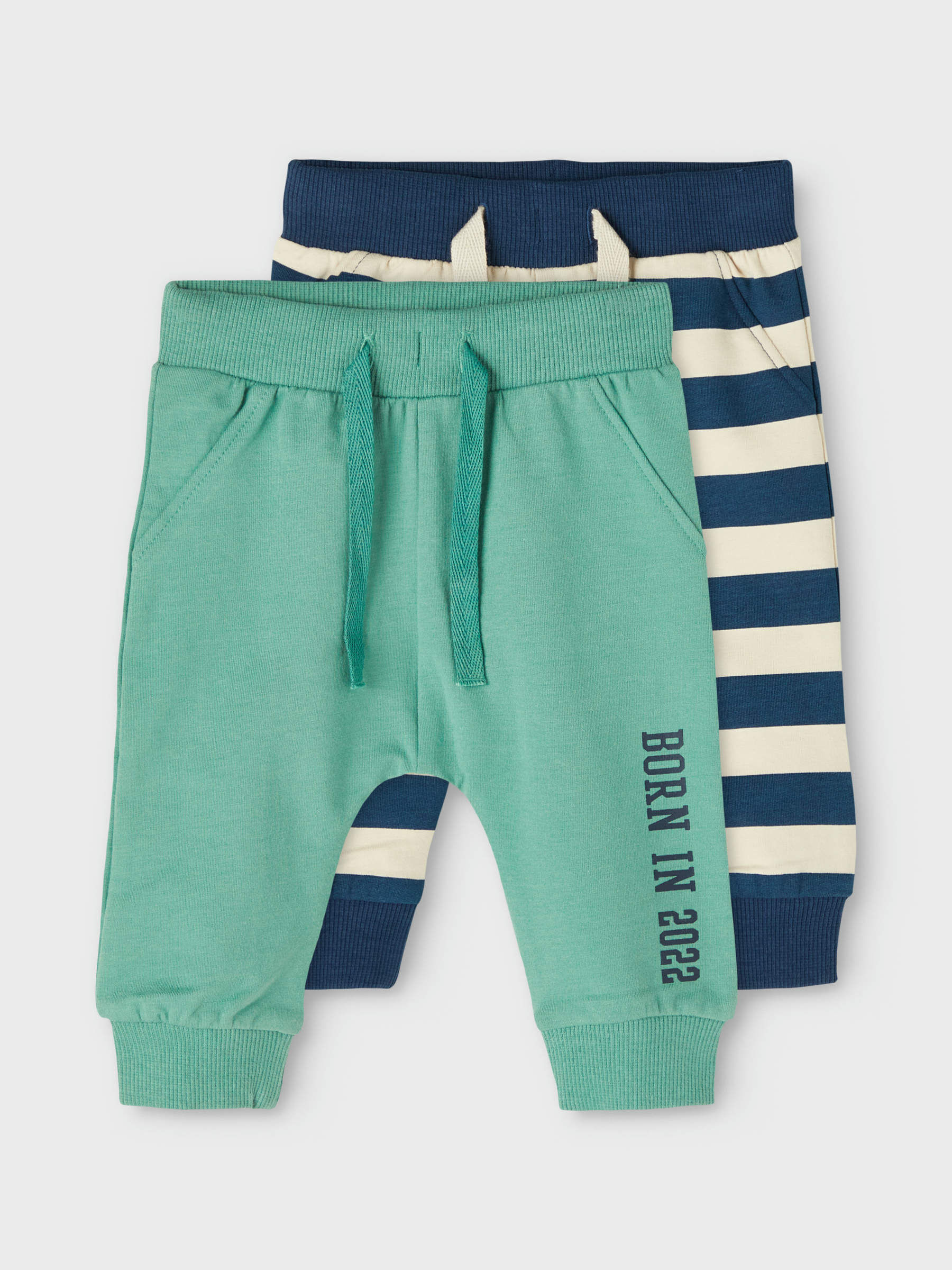 2-PACK BORN IN 2022 SWEATPANTS (Green 