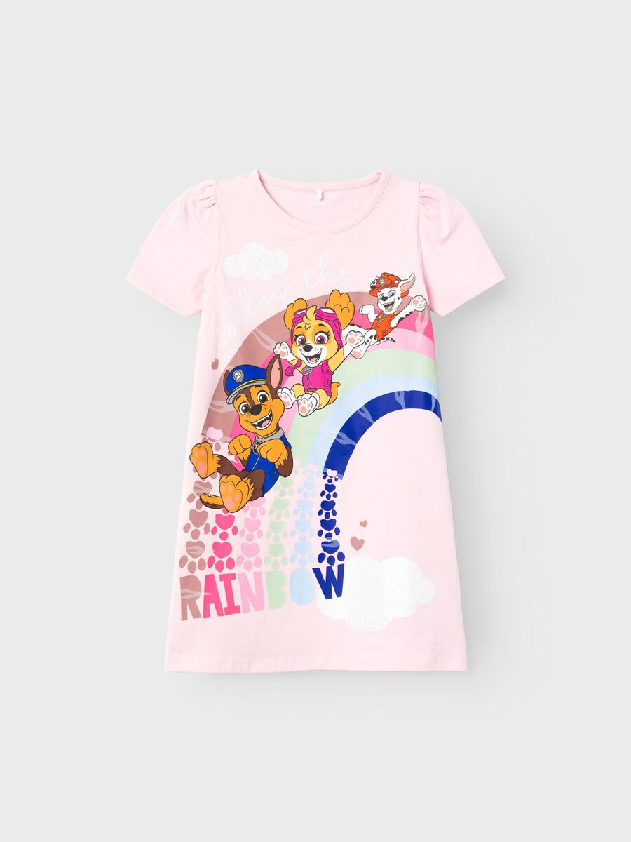 Girls Pink It's A Paw Nightgown
