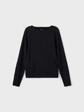 Name it LONG SLEEVED KNITTED TOP, Black, highres - 13198844_Black_003.jpg