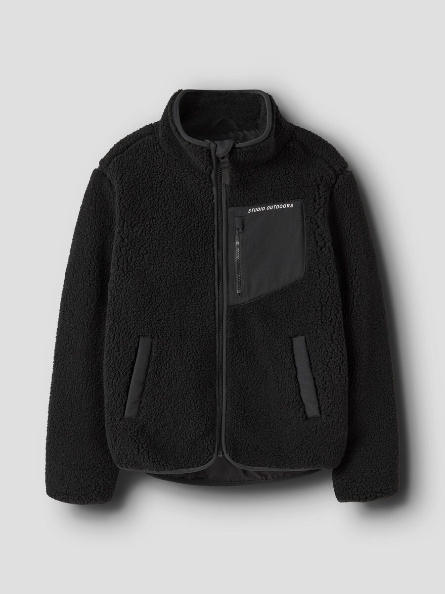 Carousel image 1 TEDDY JACKET, Black