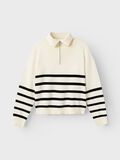 Name it HALF ZIP KNITTED PULLOVER, White Alyssum, highres - 13233222_WhiteAlyssum_003.jpg