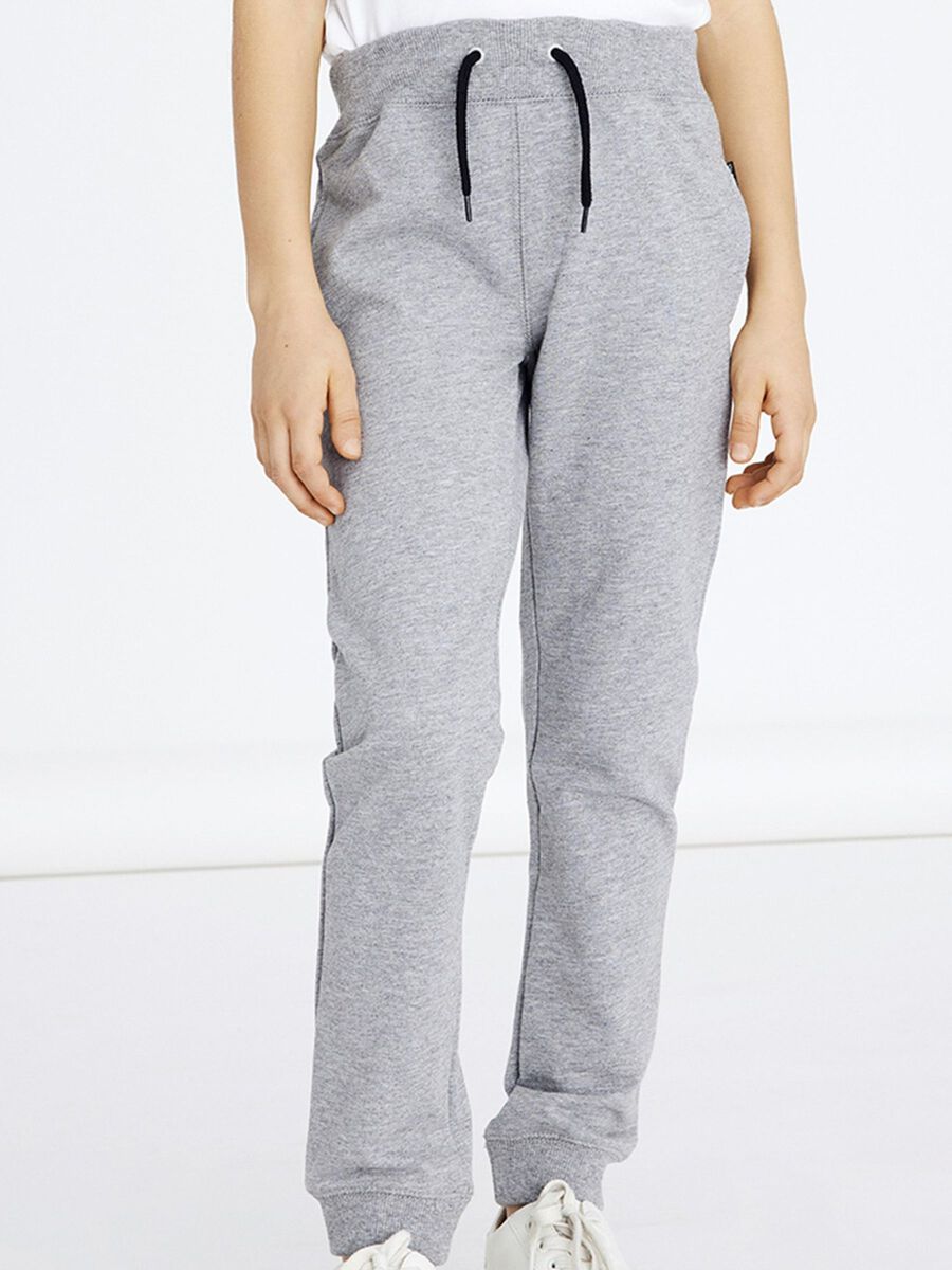 Name it SOLID COLOURED SWEAT PANTS, Grey Melange, highres - 13153684_GreyMelange_007.jpg