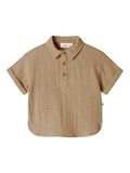 name it ORGANIC COTTON SHIRT, Taos Taupe, highres - 13240806_TaosTaupe_001.jpg