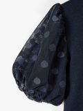 Name it DOTTED PUFF SLEEVE T-SHIRT, Dark Sapphire, highres - 13189039_DarkSapphire_006.jpg