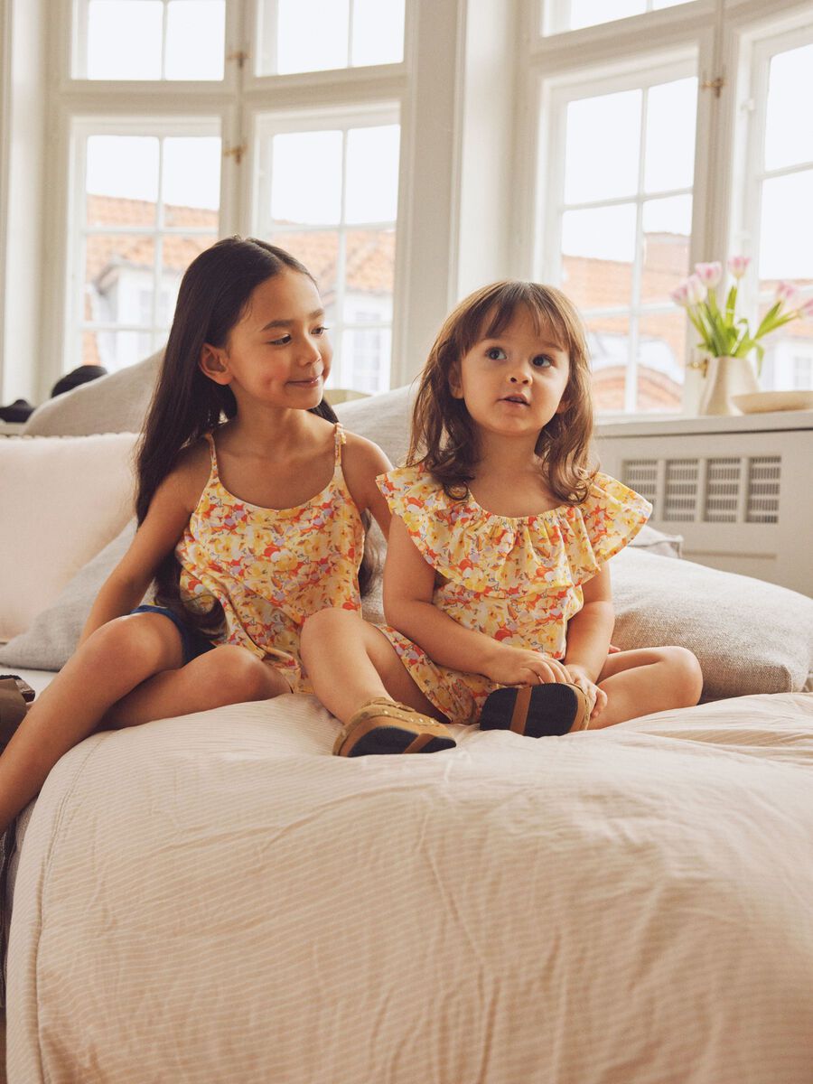 Carousel image - PRINT PLAYSUIT, Cr&eacute;me De P&ecirc;che | 2