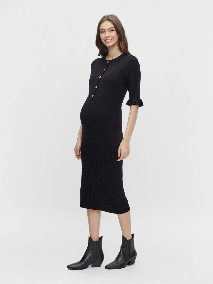 Mama.licious MATERNITY-DRESS DRESS, Black, highres - 20015195_Black_003.jpg