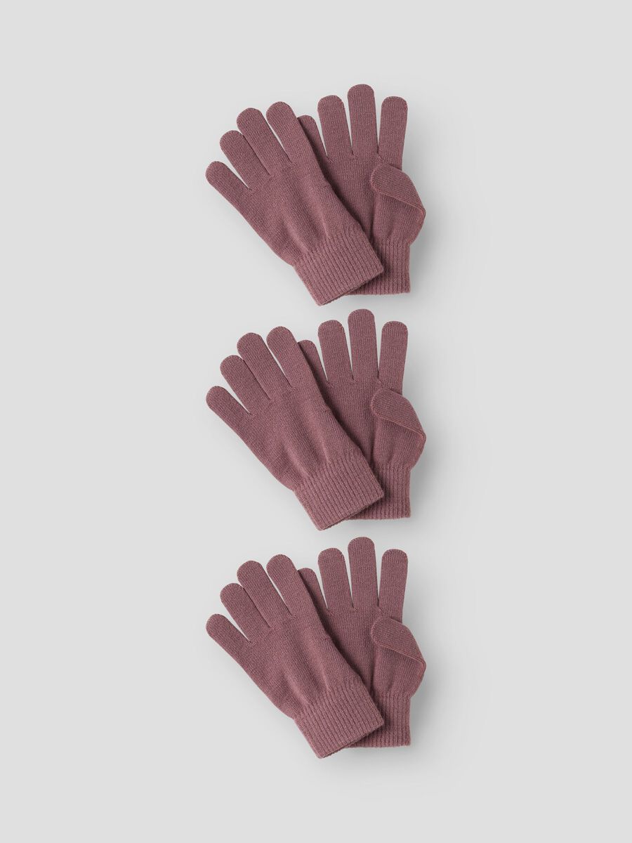 Carousel image 4 3 PACK GLOVES, Wistful Mauve