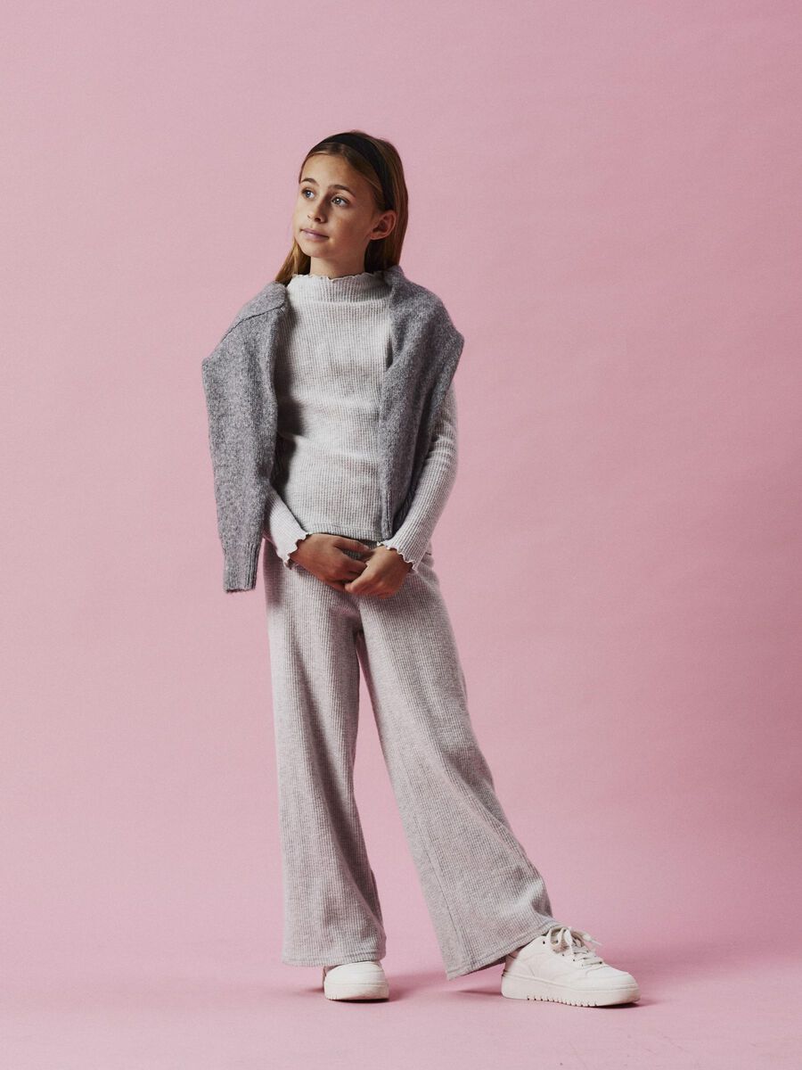 name it WIDE LEG TROUSERS, Light Grey Melange, highres - 13238940_LightGreyMelange_007.jpg