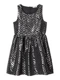 Name it JACQUARD WOVEN DRESS, Silver, highres - 13171755_Silver_001.jpg