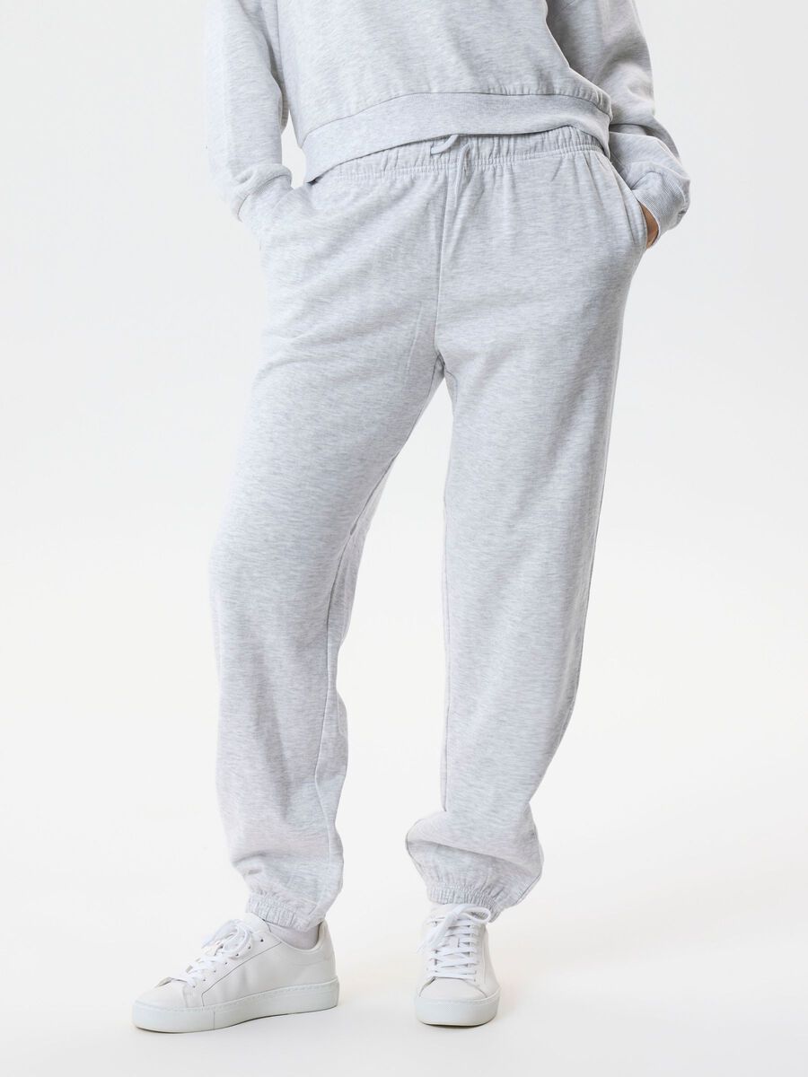 Product carousel image 2 REGULAR SWEAT PANTS, Light Grey Melange