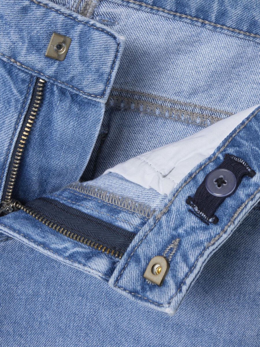 Carousel image 4 WIDE FIT JEANS, Light Blue Denim